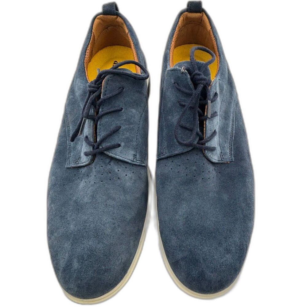 Amberjack Men's "The Original" Italian Suede, Size 10.5M, Cobalt Blue